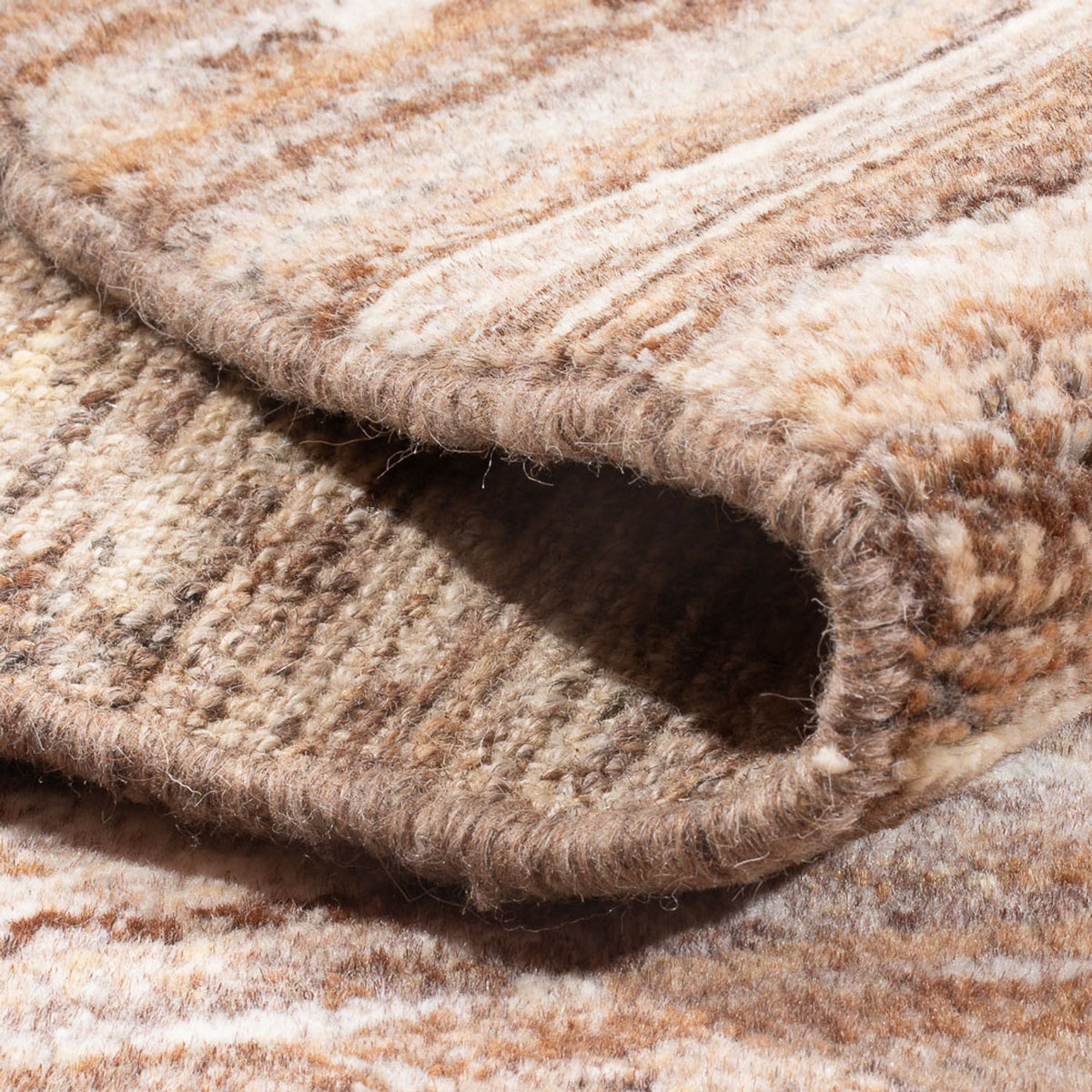 Tapis Gabbeh - Persan - 138 x 93 cm - beige clair