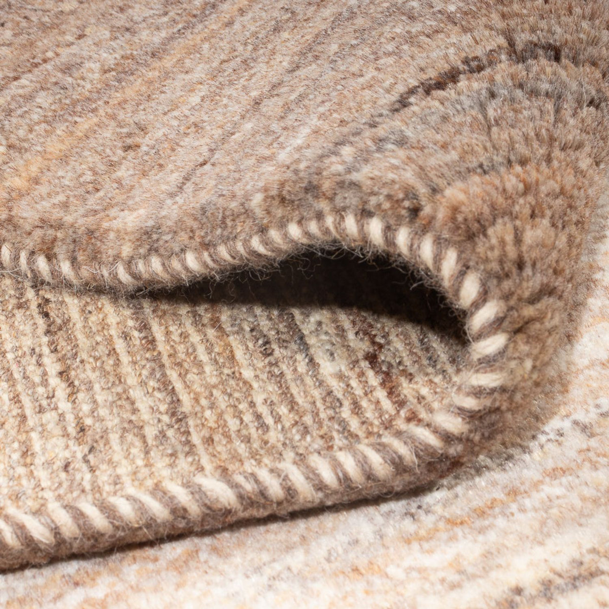 Tapis Gabbeh - Persan - 244 x 208 cm - naturel