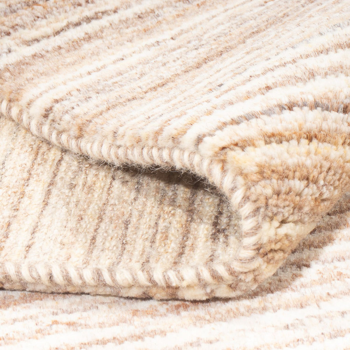 Tapis Gabbeh - Persan - 197 x 147 cm - beige foncé