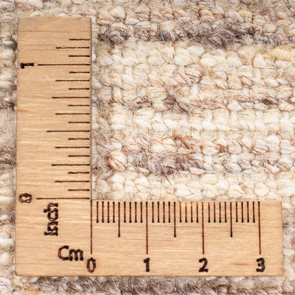 Tapis Gabbeh - Persan - 197 x 147 cm - beige foncé