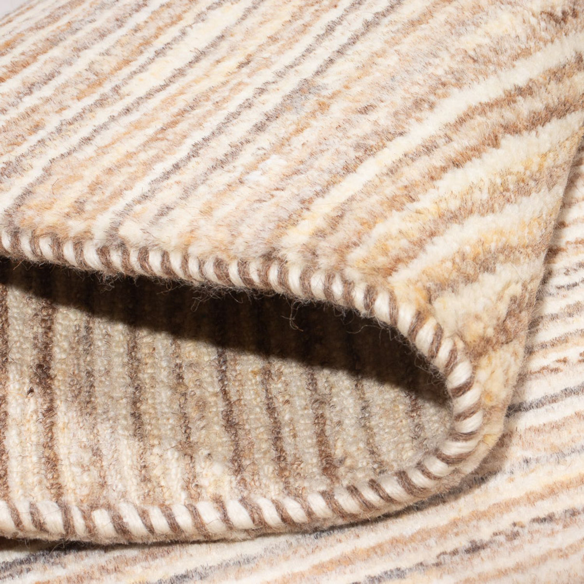 Tapis Gabbeh - Persan - 89 x 59 cm - beige foncé