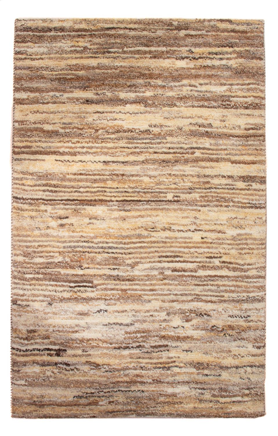 Tapis Gabbeh - Persan - 95 x 62 cm - beige foncé