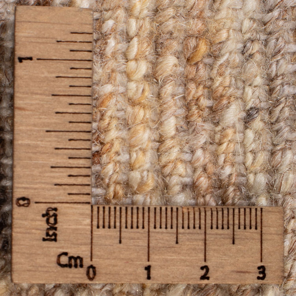 Tapis Gabbeh - Persan - 95 x 62 cm - beige foncé