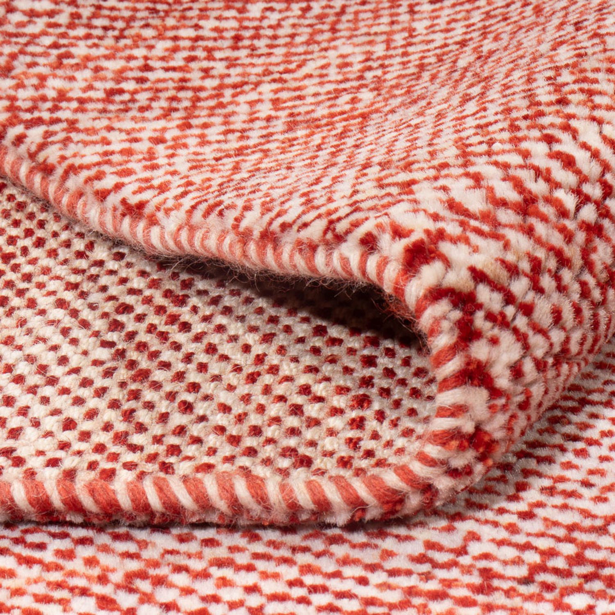 Tapis Gabbeh - Persan carré  - 200 x 183 cm - rouge clair