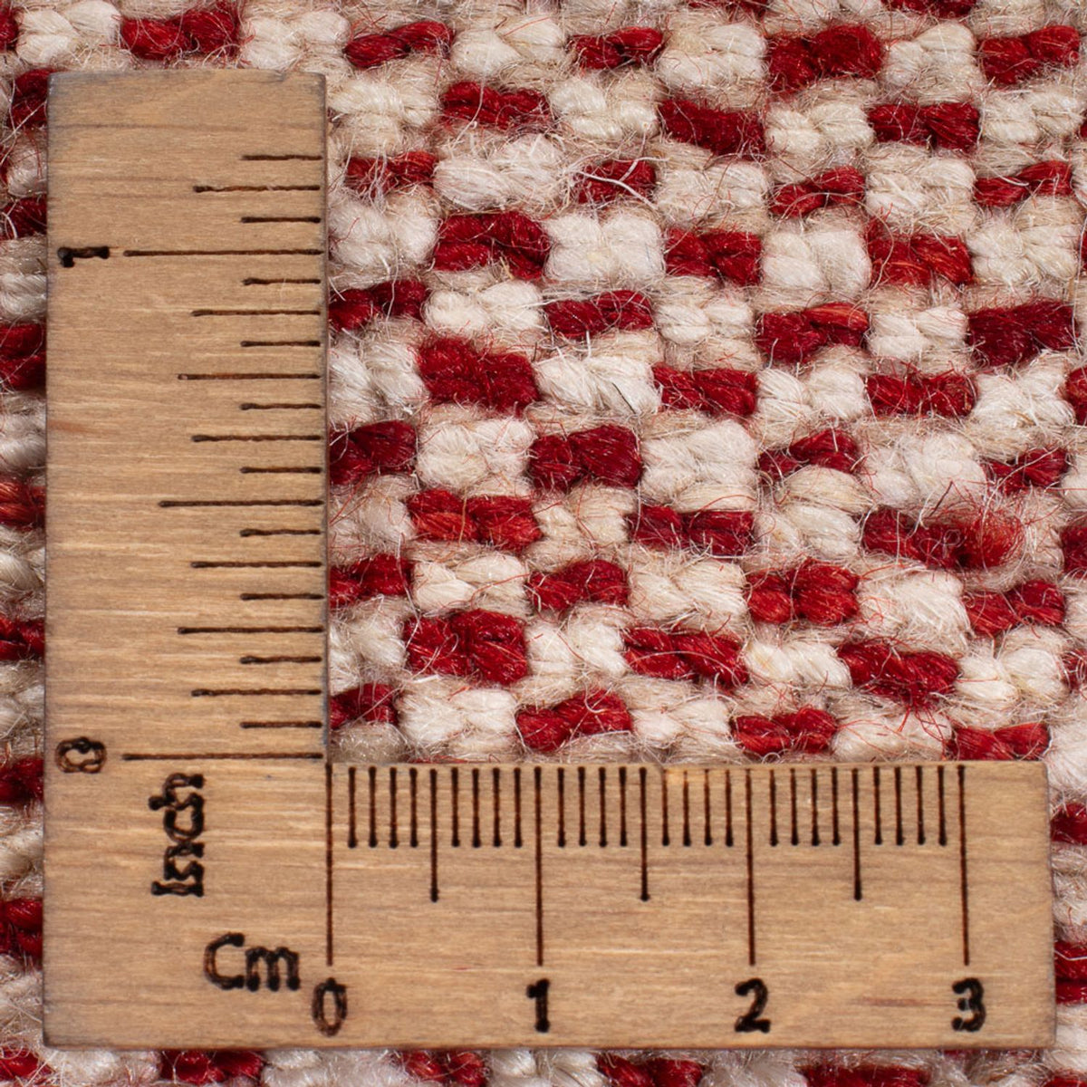 Tapis Gabbeh - Persan carré  - 200 x 183 cm - rouge clair