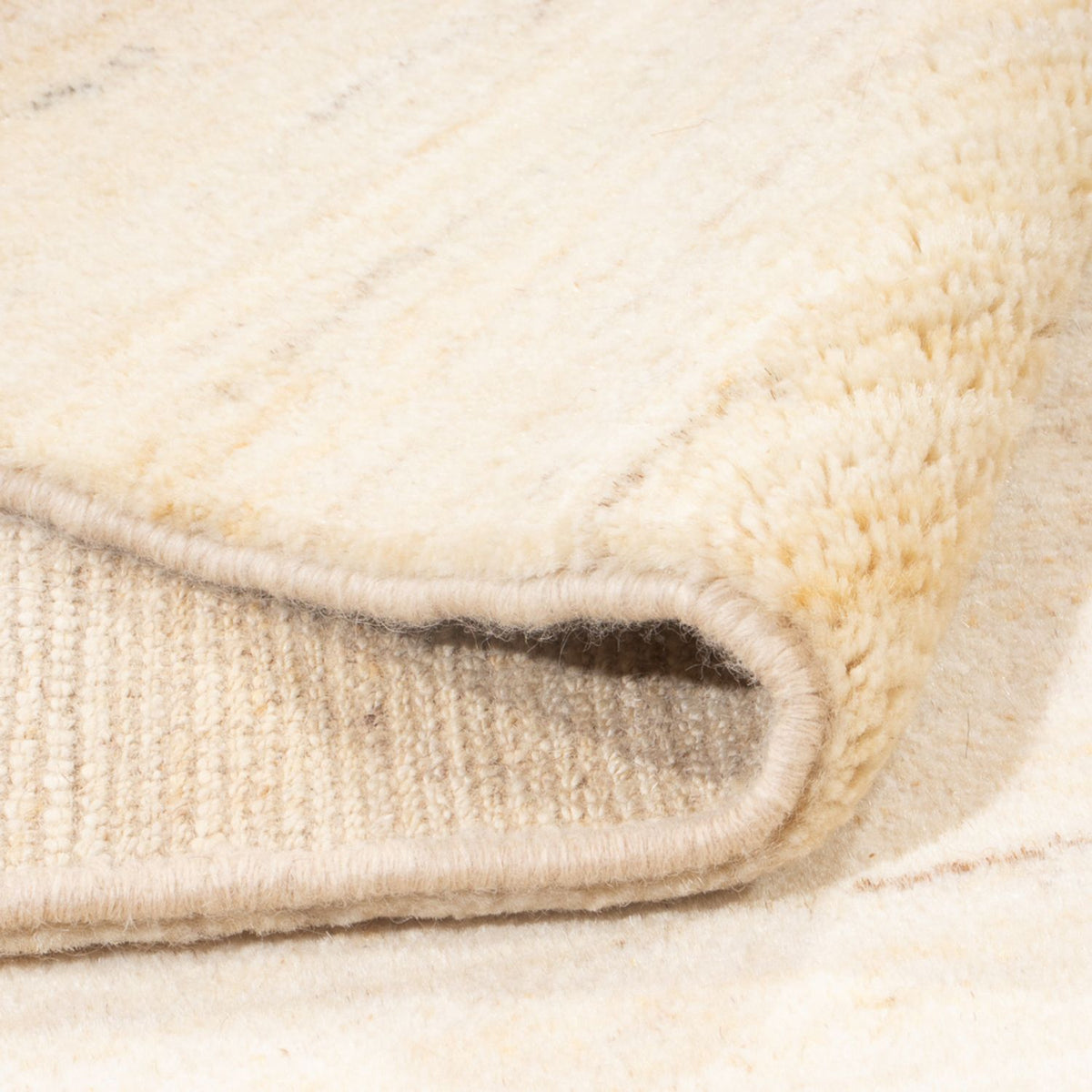 Tapis Gabbeh - Persan - 193 x 147 cm - beige clair