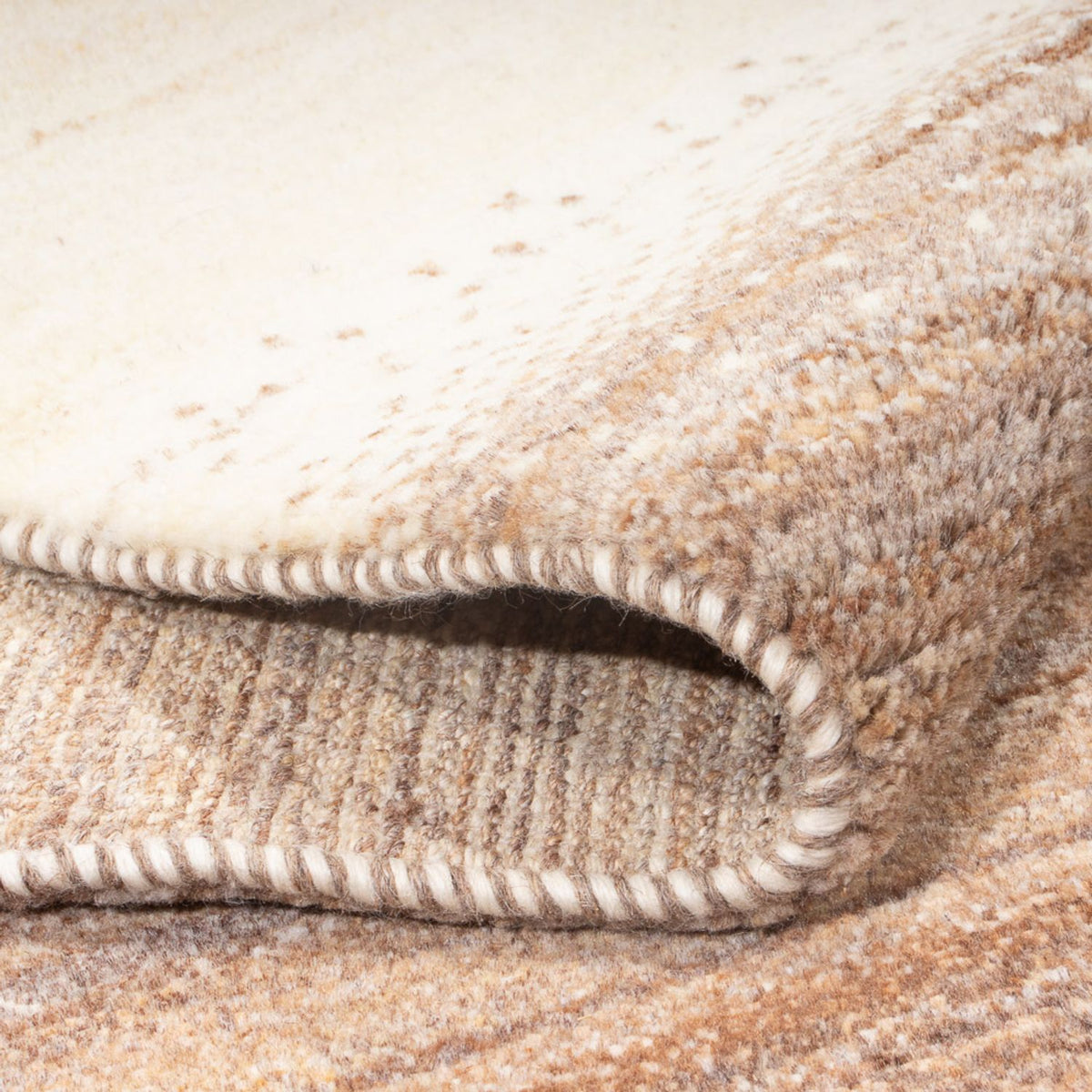 Tapis de couloir Tapis Gabbeh - Persan - 239 x 86 cm - naturel