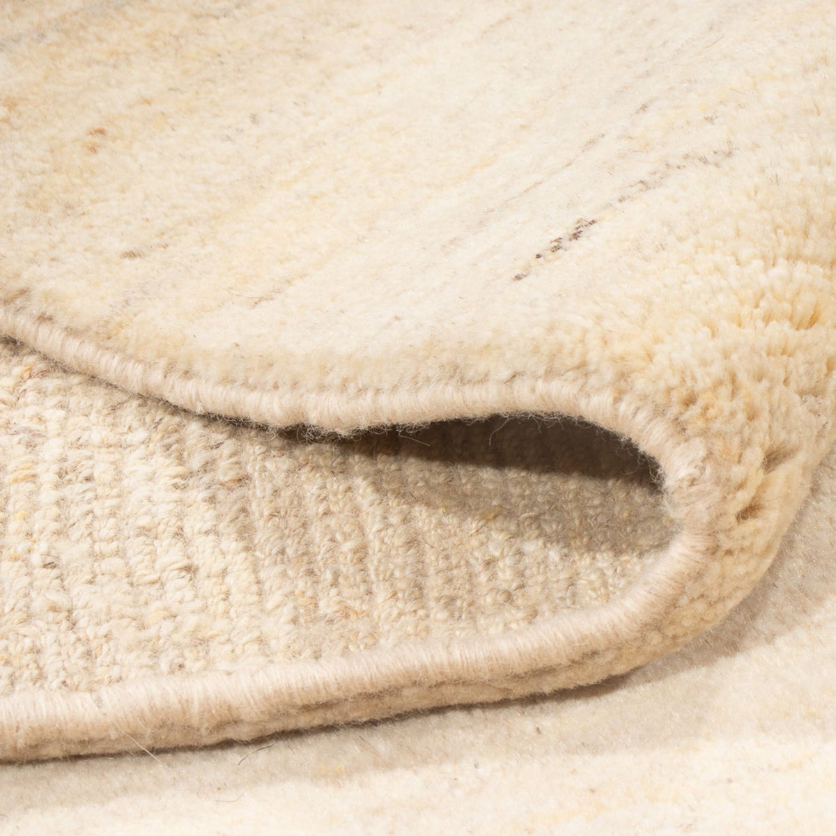 Tapis Gabbeh - Persan - 225 x 174 cm - beige clair
