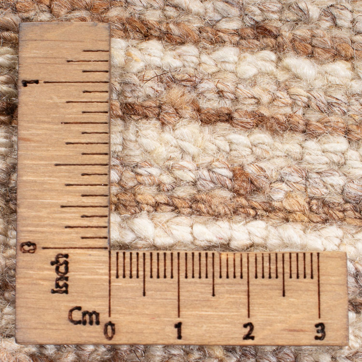 Tapis Gabbeh - Persan carré - 215 x 208 cm - marron clair