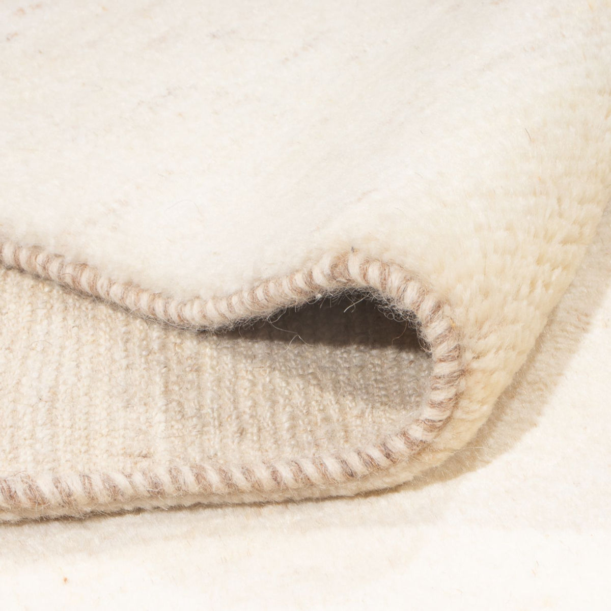 Tapis Gabbeh - Persan - 236 x 200 cm - blanc