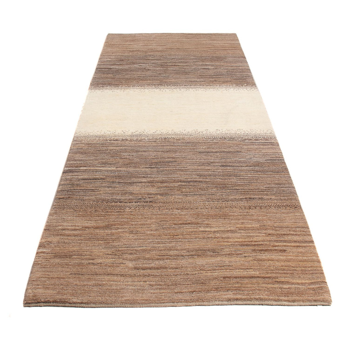 Tapis de couloir Tapis Gabbeh - Persan - 325 x 106 cm - naturel