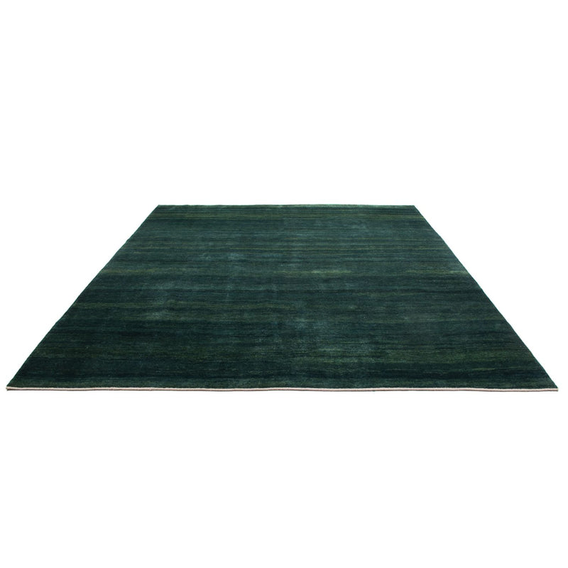 Tapis Gabbeh - Persan - 380 x 335 cm - vert foncé