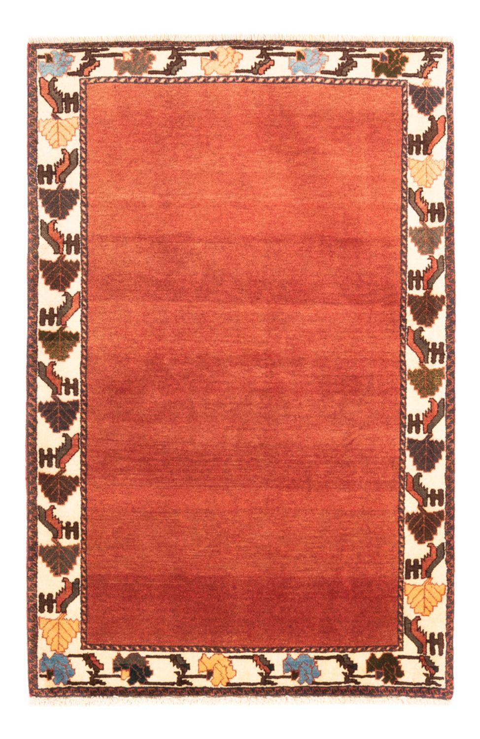 Tapis persan - Nomadic - 144 x 97 cm - rouge