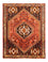 Tapis persan - Nomadic - 154 x 117 cm - rouge clair