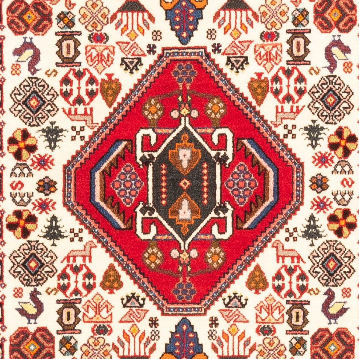 Tapis de couloir Tapis persan - Nomadic - 208 x 80 cm - crème
