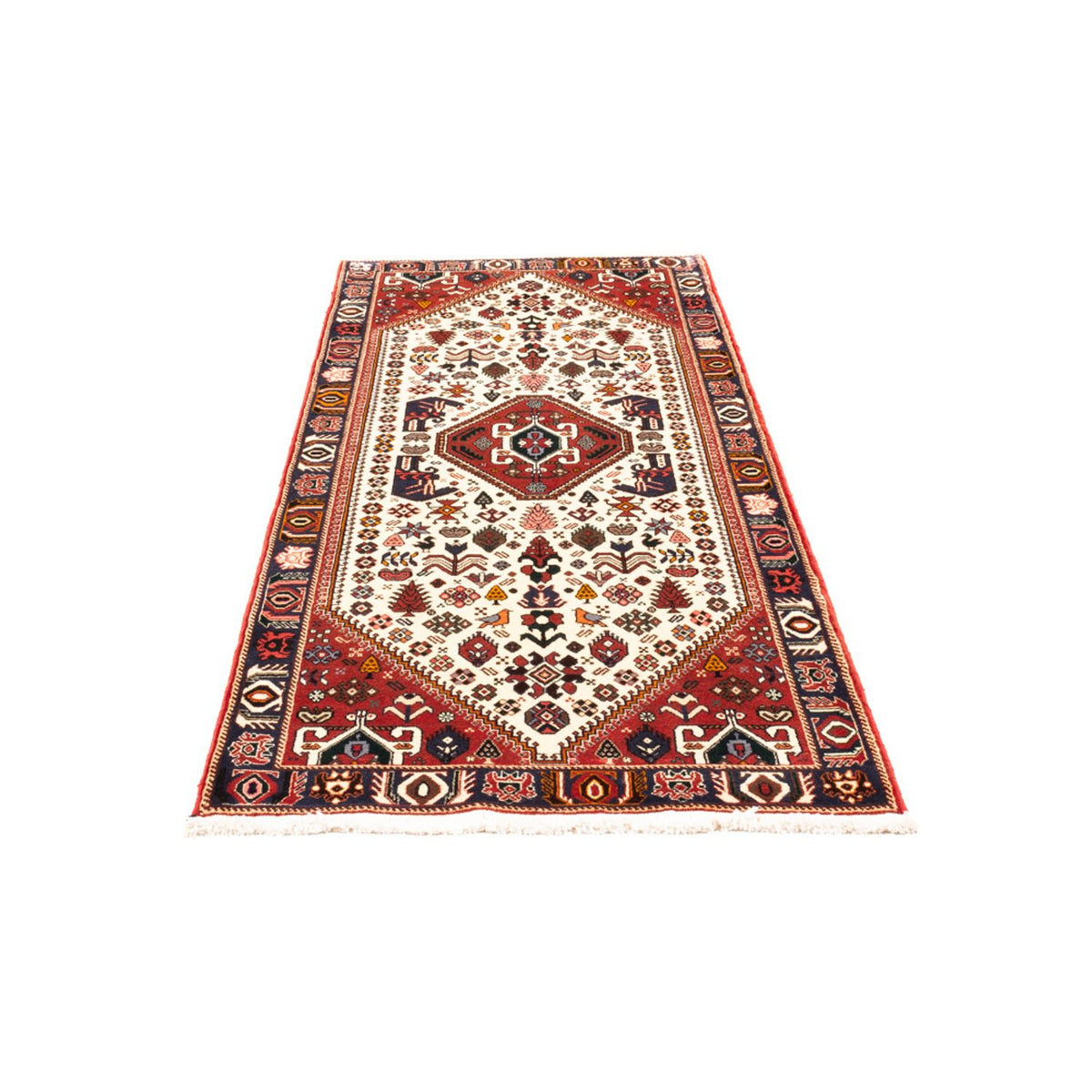 Tapis de couloir Tapis persan - Nomadic - 200 x 80 cm - crème