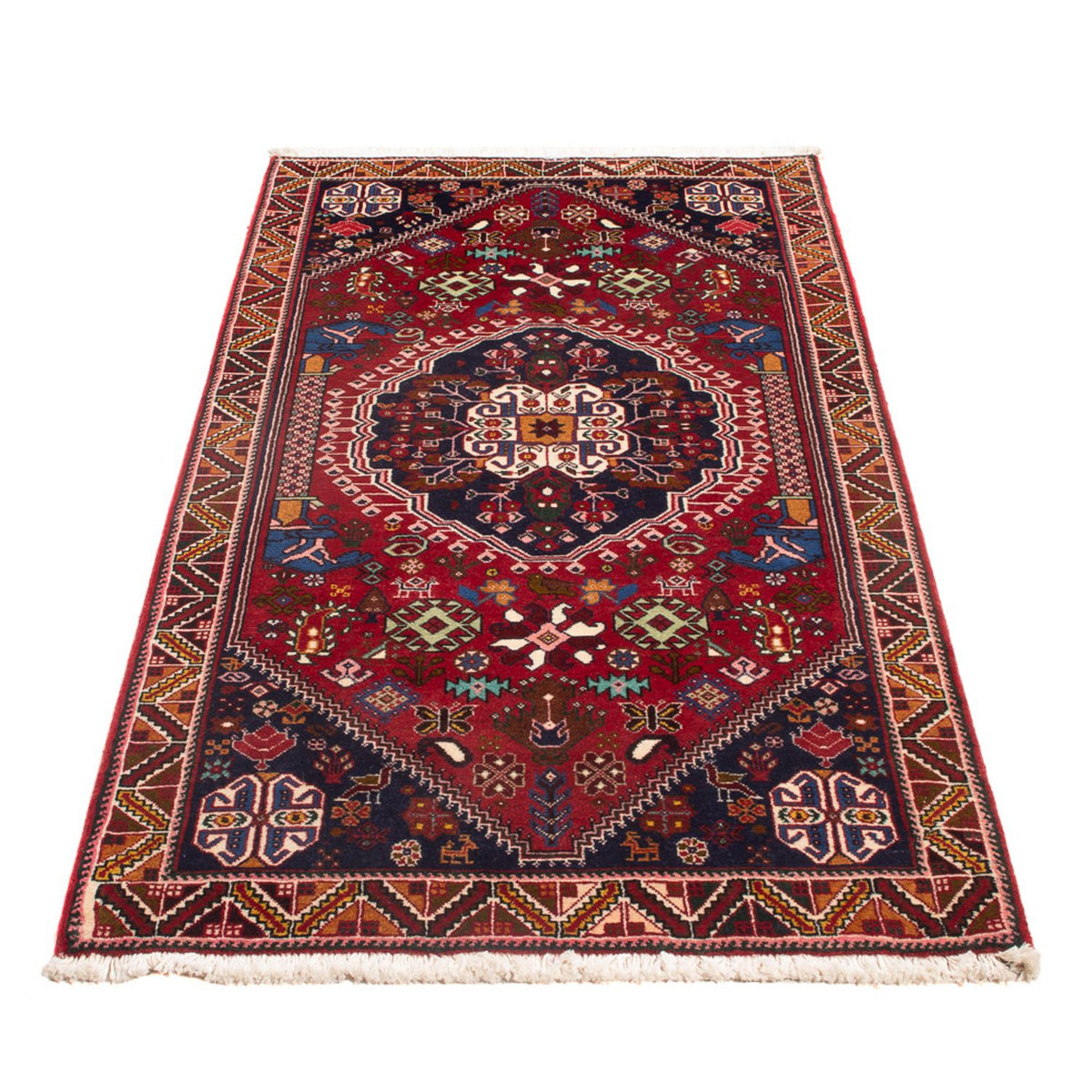 Tapis persan - Nomadic - 150 x 75 cm - rouge