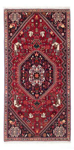 Tapis de couloir Tapis persan - Nomadic - 164 x 73 cm - rouge