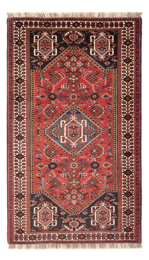 Tapis persan - Nomadic - 150 x 80 cm - rouge