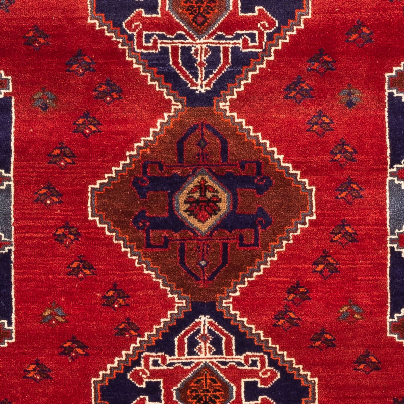Tapis Gabbeh - Persan Kashkuli - 158 x 112 cm - rouge