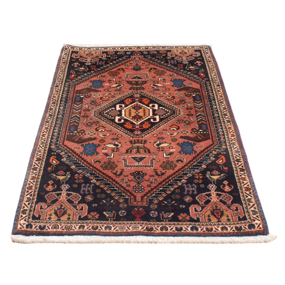 Tapis persan - Nomadic - 150 x 83 cm - rouge