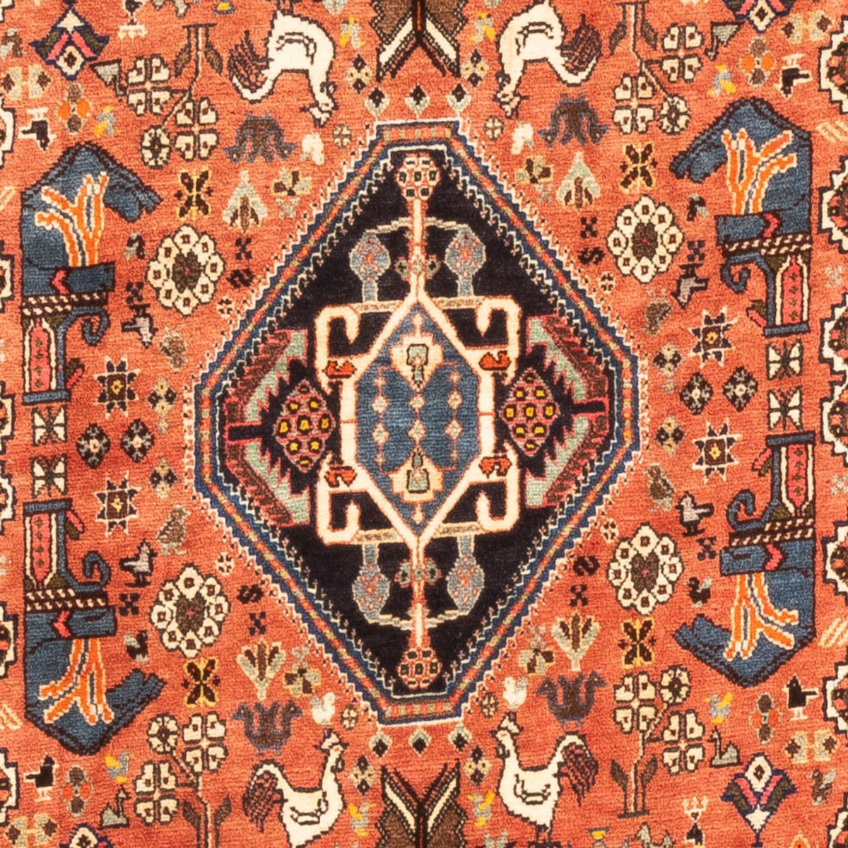 Tapis de couloir Tapis persan - Nomadic - 200 x 85 cm - orange
