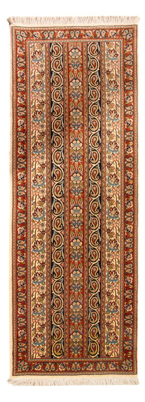 Tapis de couloir Tapis persan - Ghom - 145 x 53 cm - multicolore