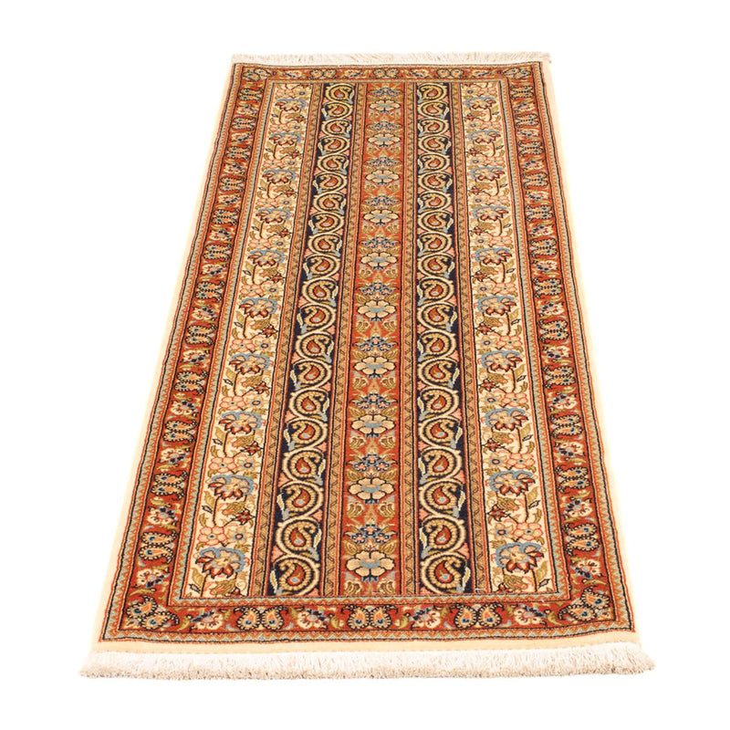 Tapis de couloir Tapis persan - Ghom - 145 x 53 cm - multicolore