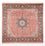 Tapis en soie - Ghom soie - Premium carré - 247 x 247 cm - rouge clair