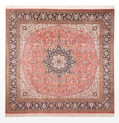 Tapis de Qom en soie Tapis 247x247cm - Tapis persan