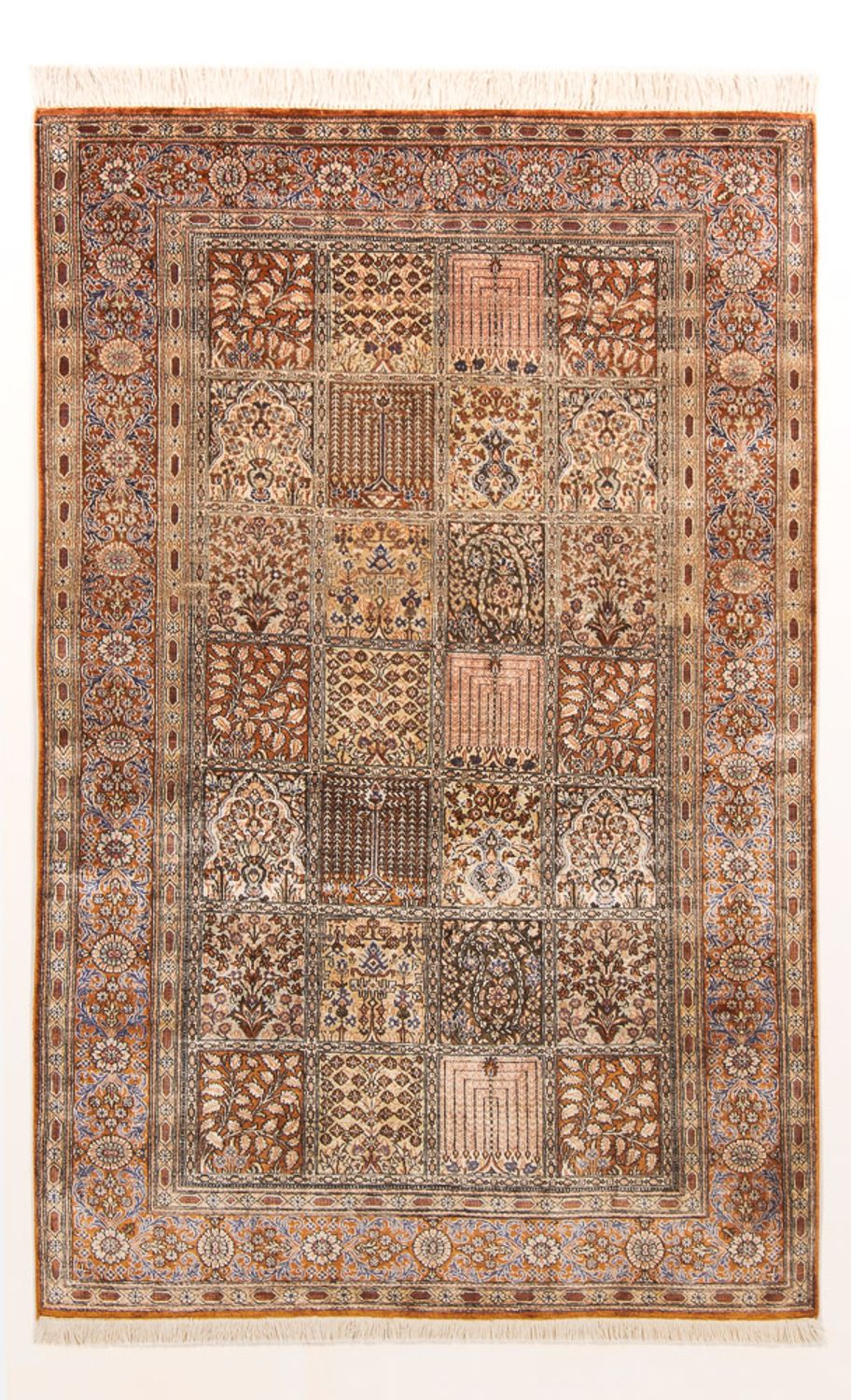 Tapis en soie - Ghom soie - Premium - 148 x 100 cm - multicolore