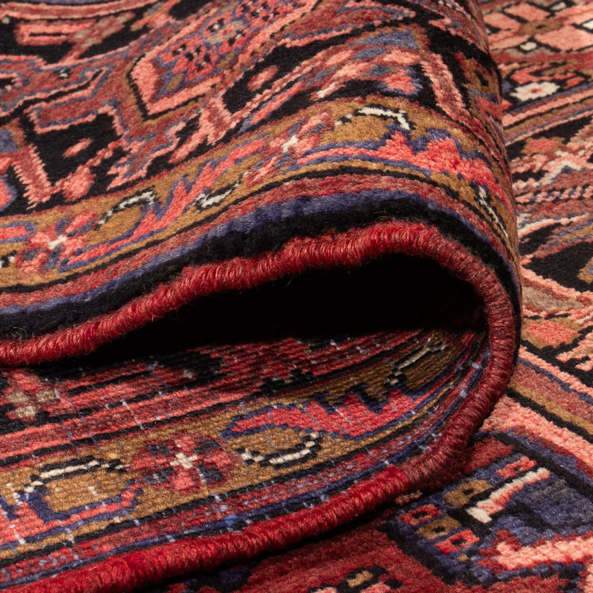 Tapis persan - Nomadic - 336 x 255 cm - rouge