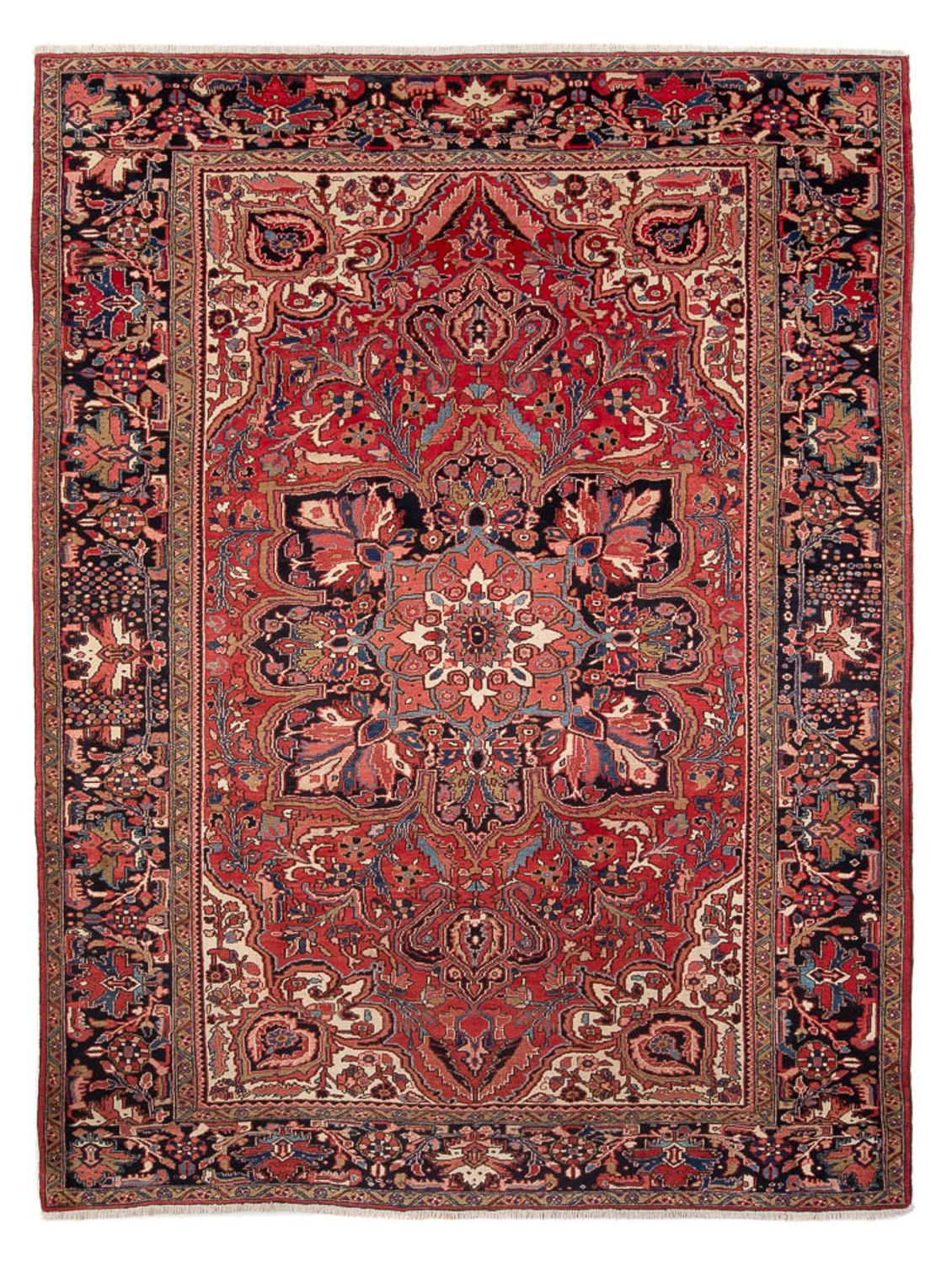 Tapis persan - Nomadic - 350 x 250 cm - rouge