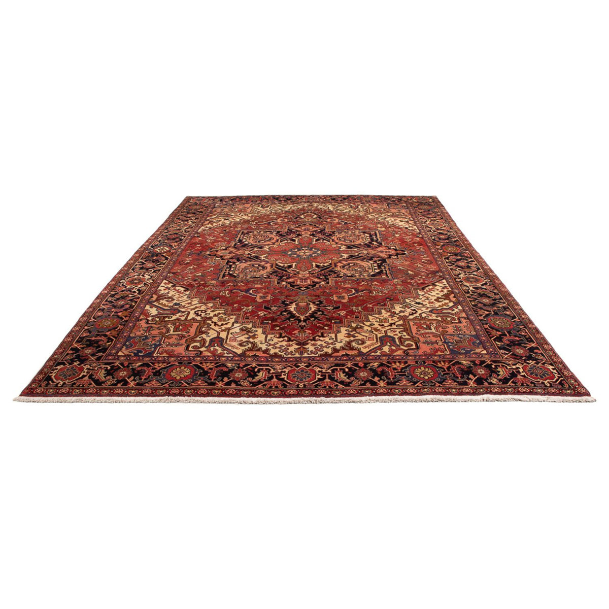Tapis persan - Nomadic - 349 x 255 cm - rouge clair