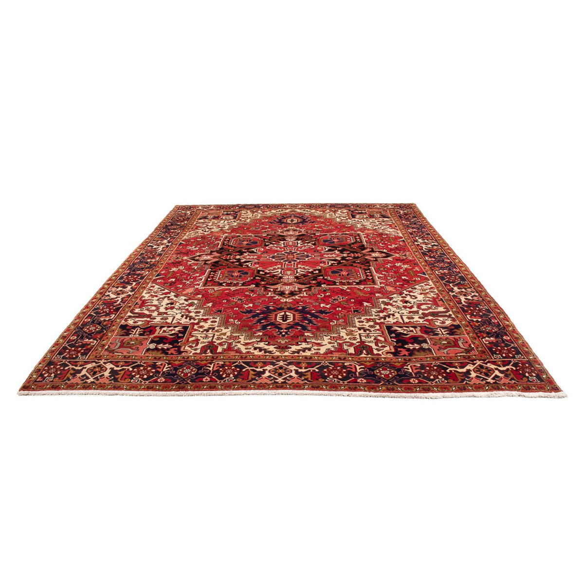 Tapis persan - Nomadic - 337 x 240 cm - rouge clair
