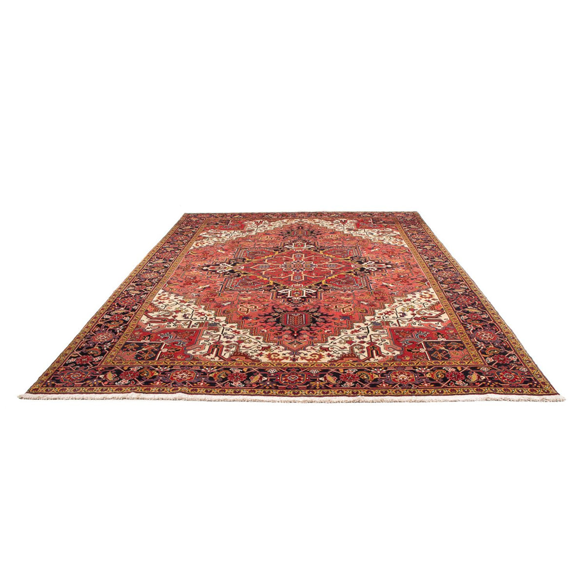 Tapis persan - Nomadic - 363 x 260 cm - rouge clair