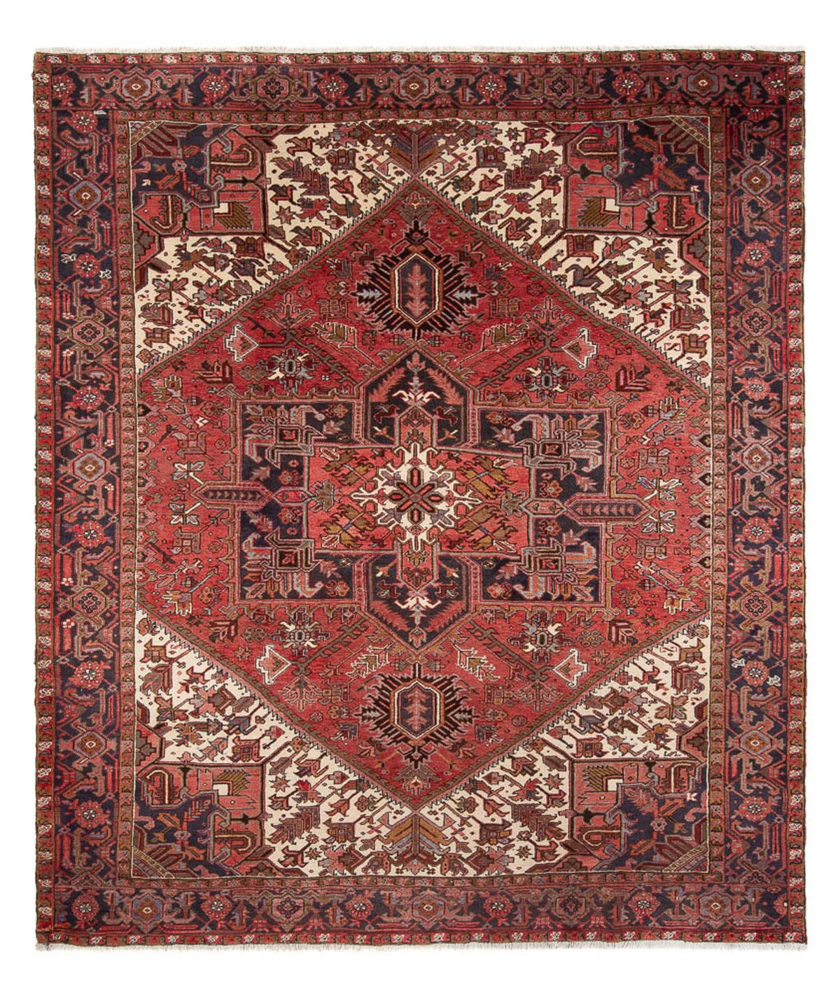 Tapis persan - Nomadic - 320 x 262 cm - rouge