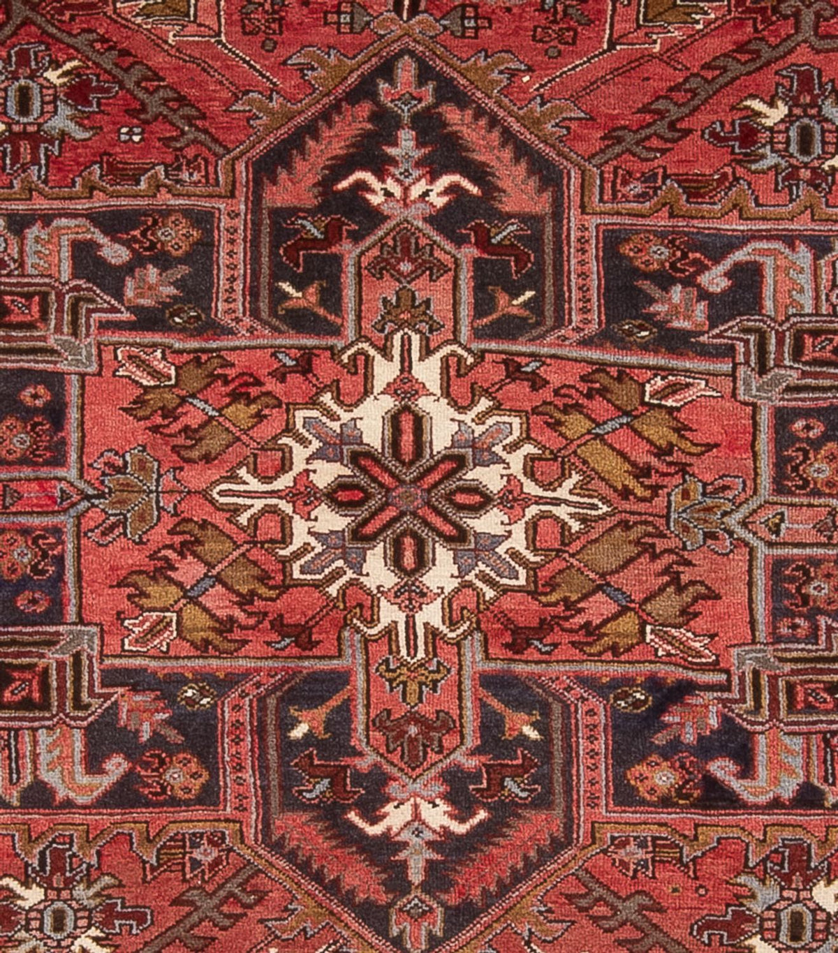 Tapis persan - Nomadic - 320 x 262 cm - rouge