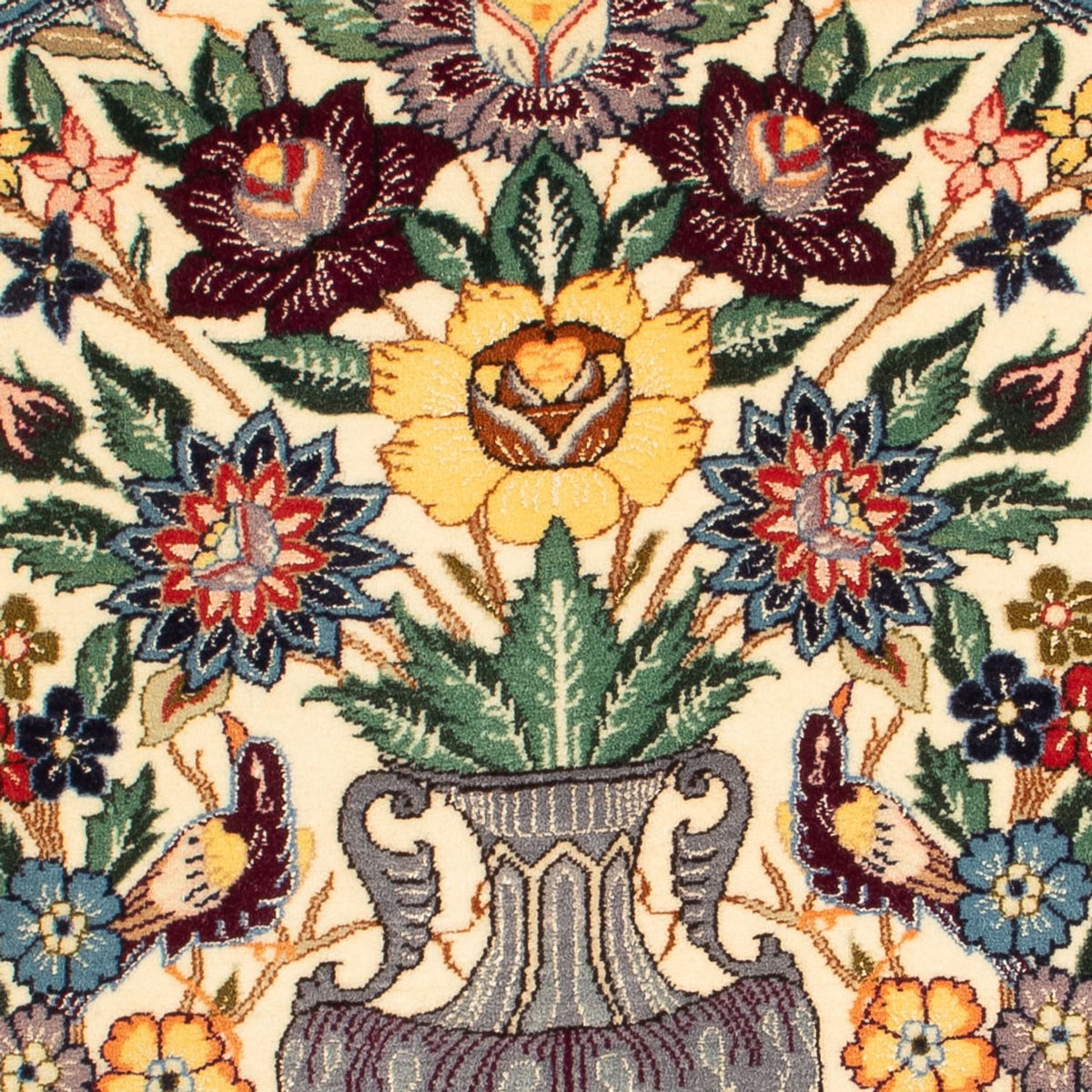 Tapis persan - Isfahan - Premium - 97 x 70 cm - crème