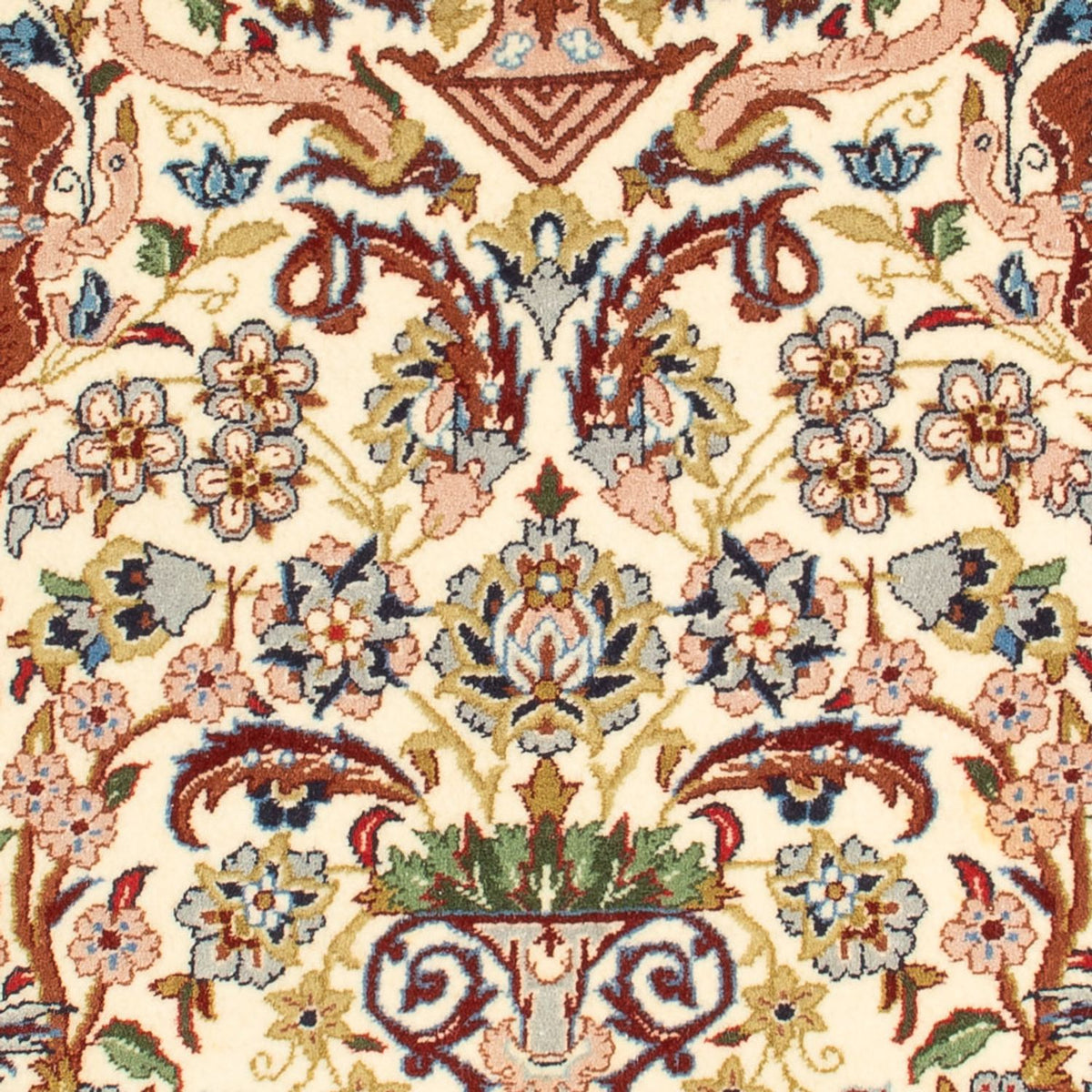 Tapis persan - Isfahan - Premium - 110 x 74 cm - crème