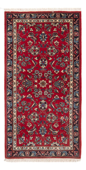 Tapis de couloir Tapis persan - Keshan - 154 x 73 cm - rouge