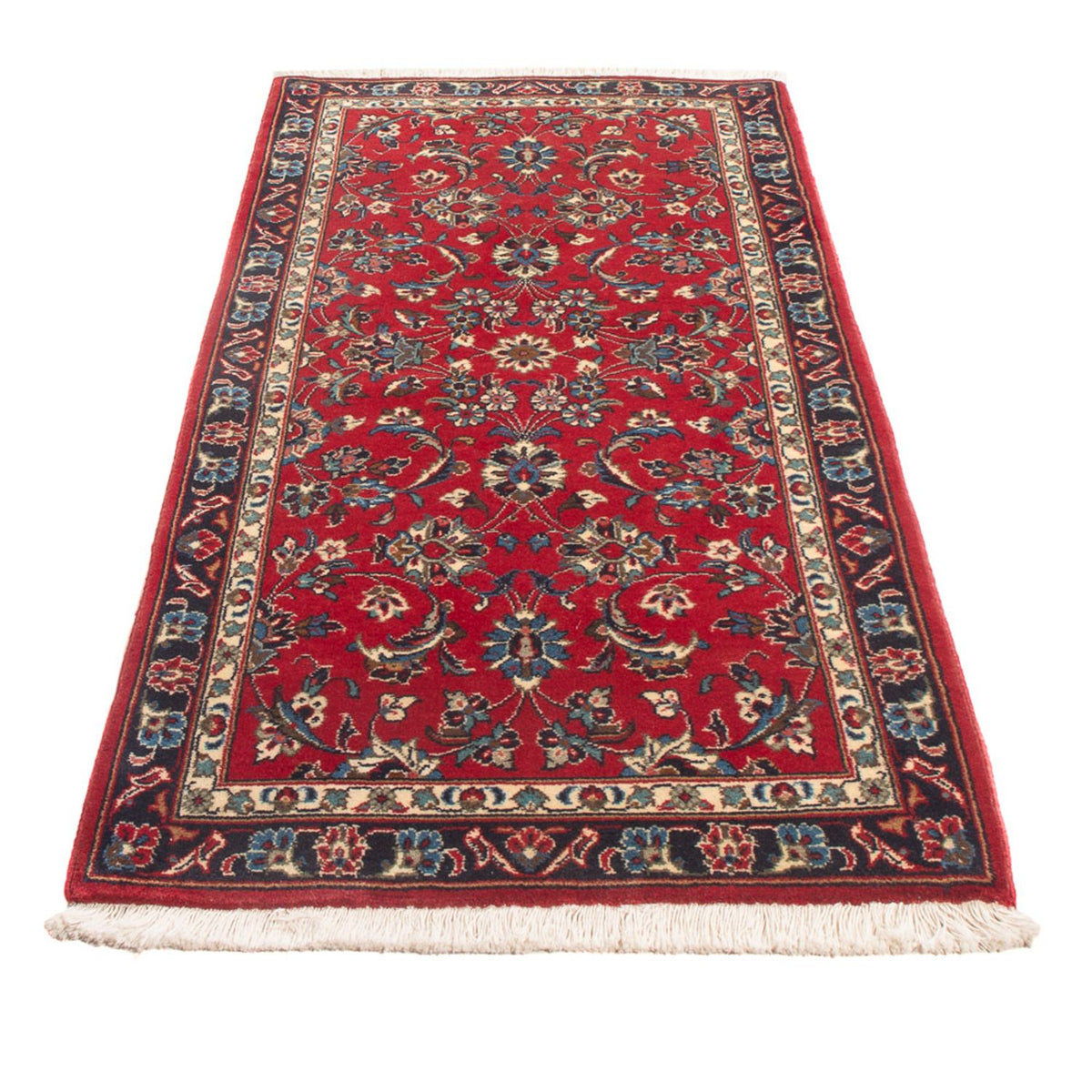 Tapis de couloir Tapis persan - Keshan - 154 x 73 cm - rouge