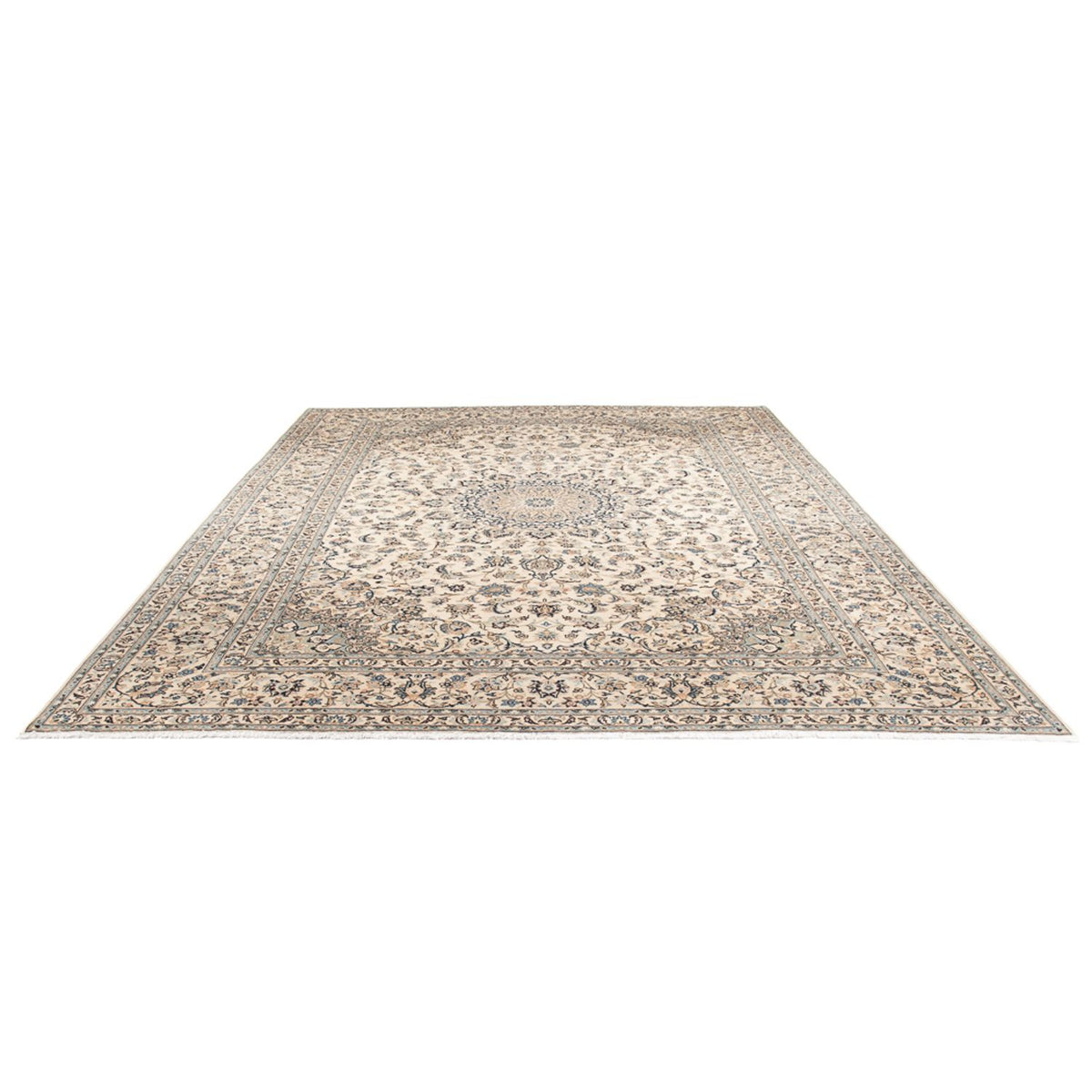 Tapis persan - Keshan - 398 x 292 cm - crème