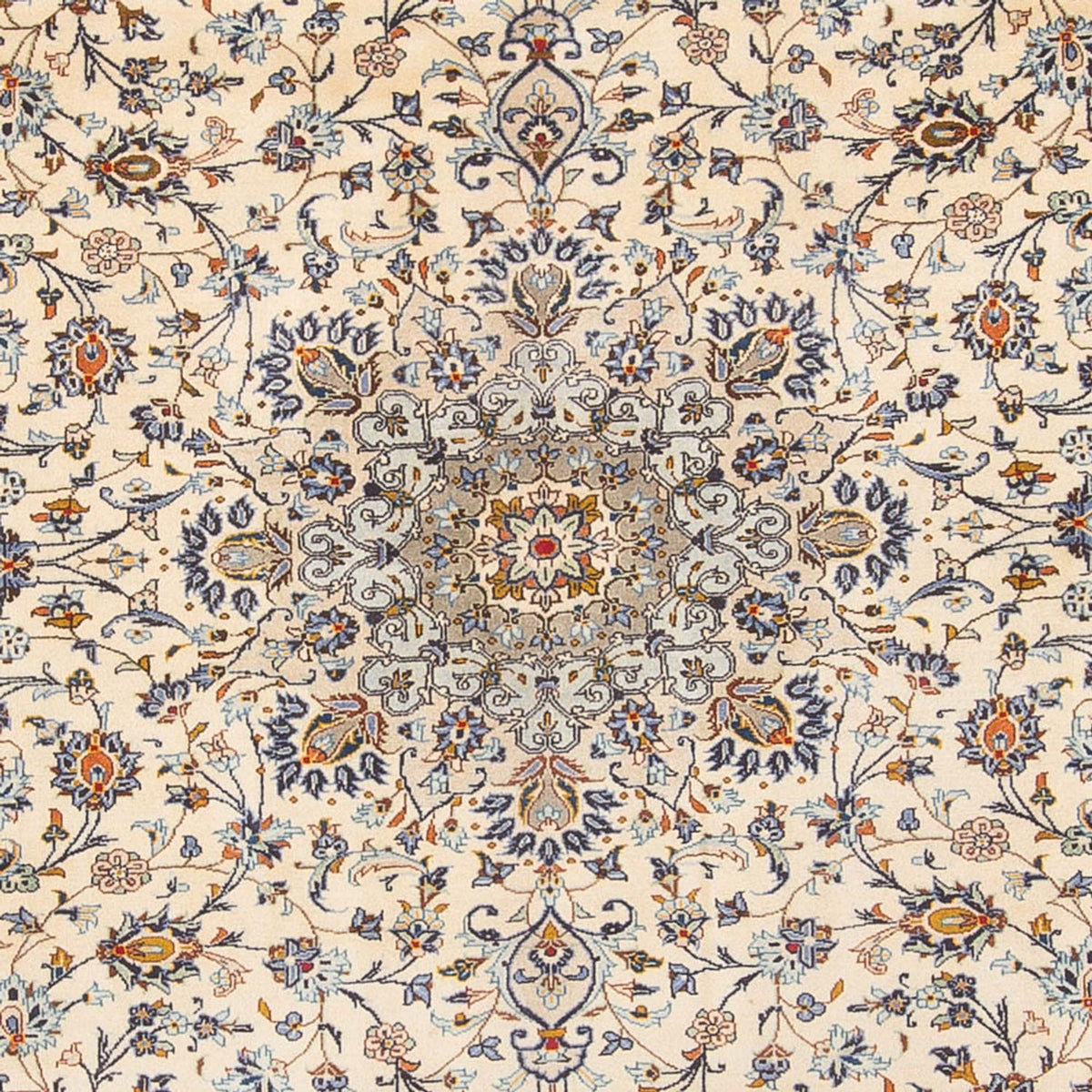 Tapis persan - Keshan - 414 x 293 cm - crème