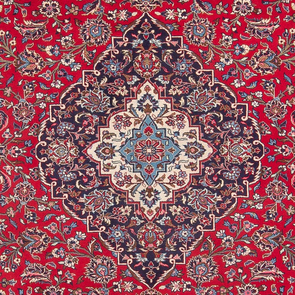 Tapis persan - Keshan - 394 x 292 cm - rouge