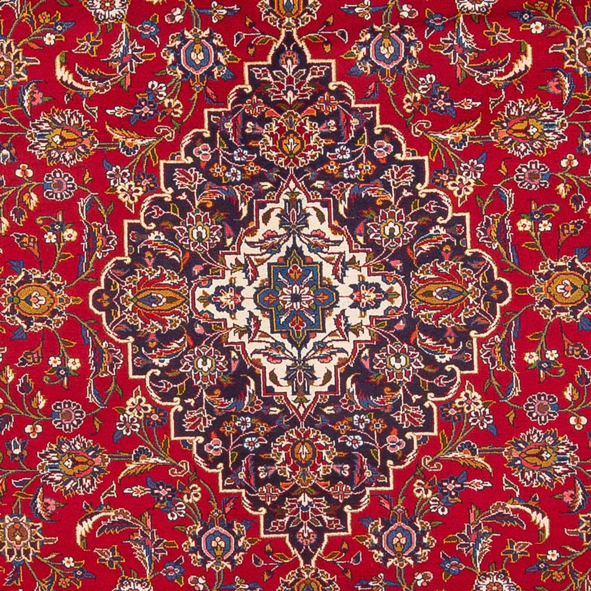 Tapis persan - Keshan - 406 x 296 cm - rouge