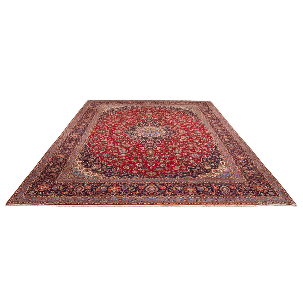 Tapis persan - Keshan - 417 x 300 cm - rouge