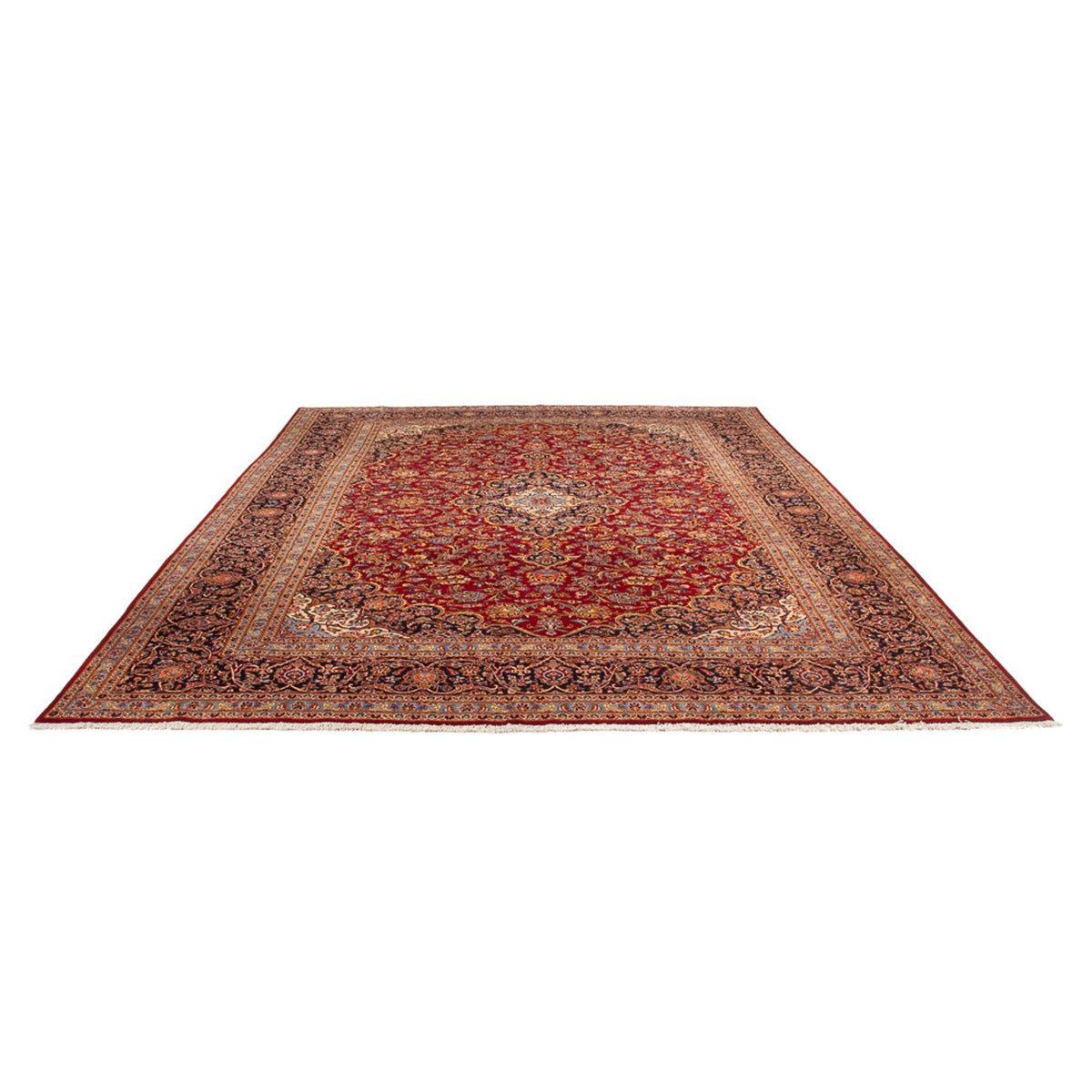 Tapis persan - Keshan - 390 x 290 cm - rouge