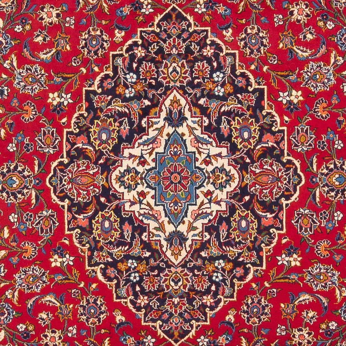 Tapis persan - Keshan - 397 x 291 cm - rouge