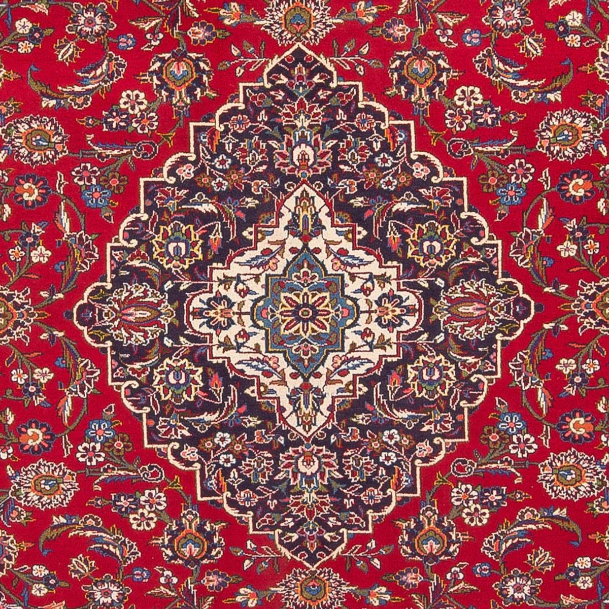 Tapis persan - Keshan - 388 x 297 cm - rouge